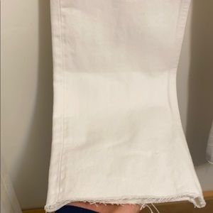 Zara high rise ankle length straight leg jeans